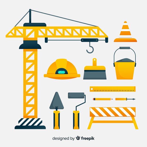 Set de equipamiento para la construcción