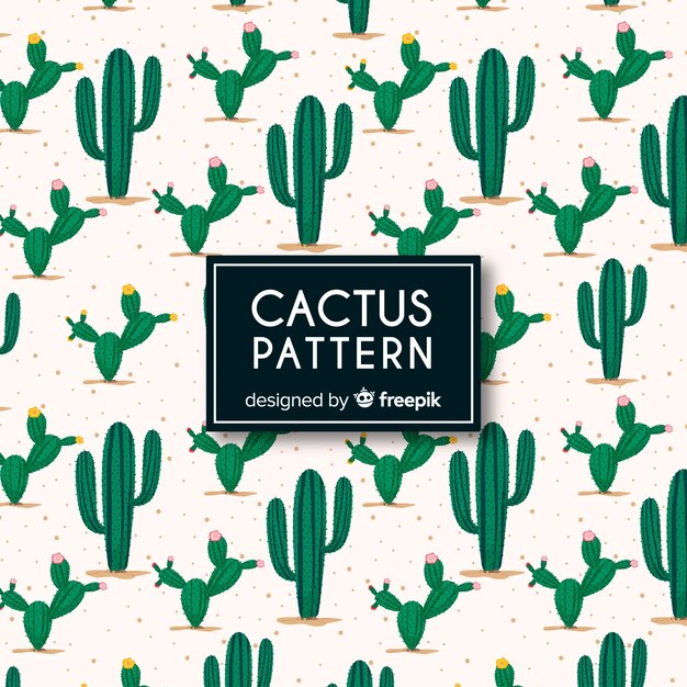 Set de estampados de cactus