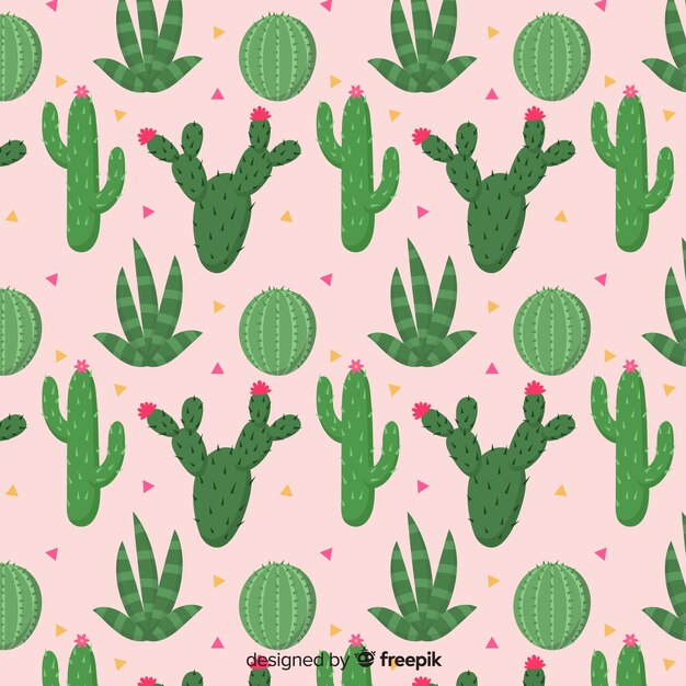 Set de estampados de cactus
