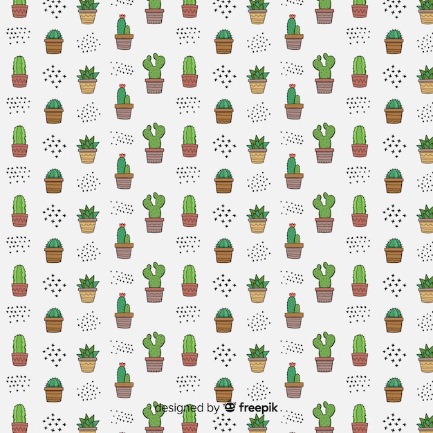 Set de estampados de cactus