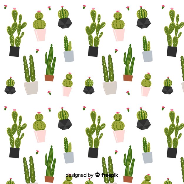Set de estampados de cactus
