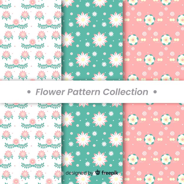 Set de estampados florales