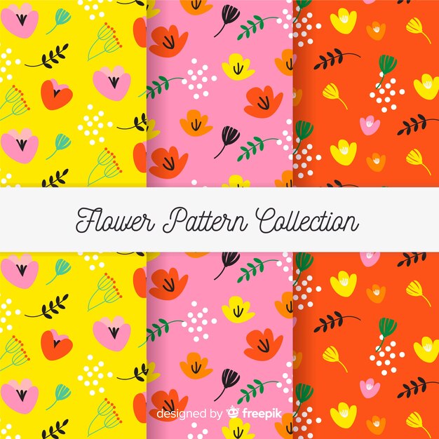 Set de estampados florales