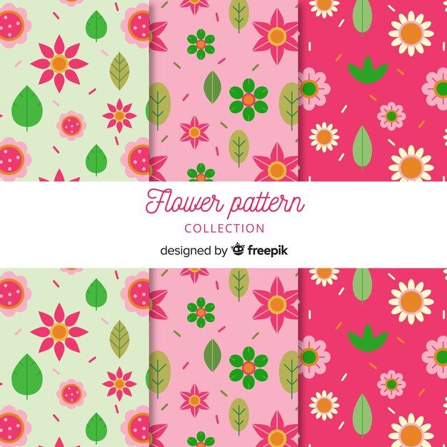 Set de estampados florales