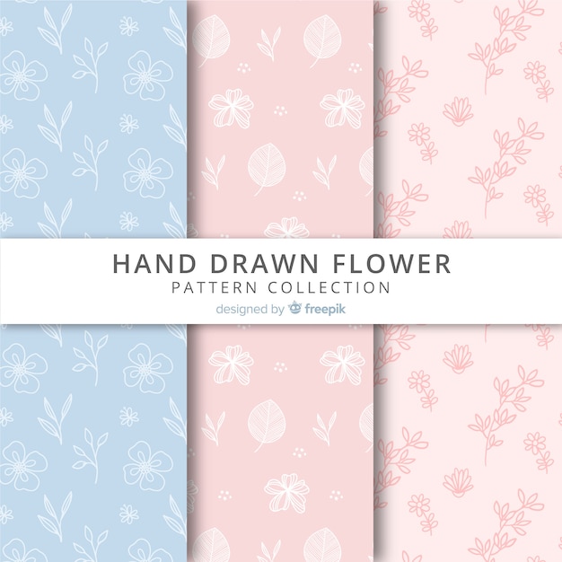 Set de estampados florales