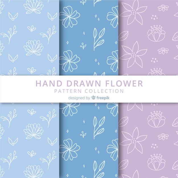 Set de estampados florales