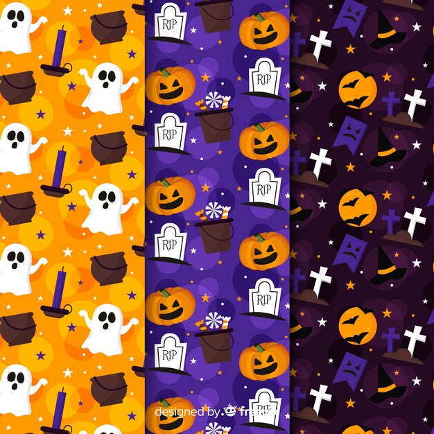 Set de estampados de halloween