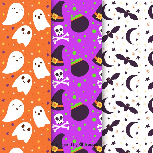 Set de estampados de halloween