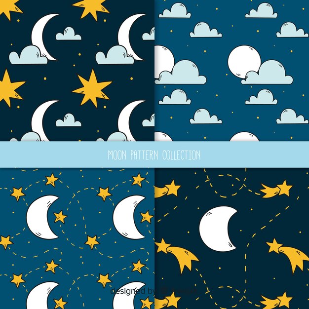 Set de estampados de lunas