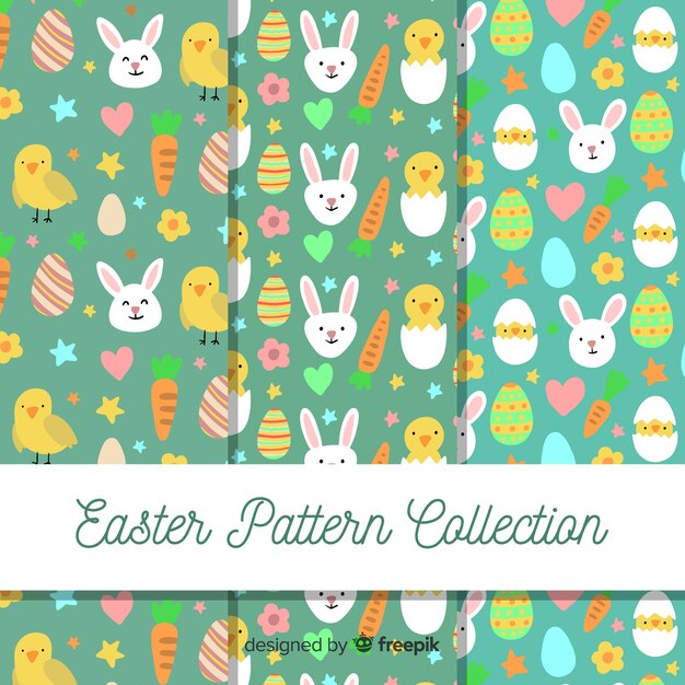 Set de estampados de pascua