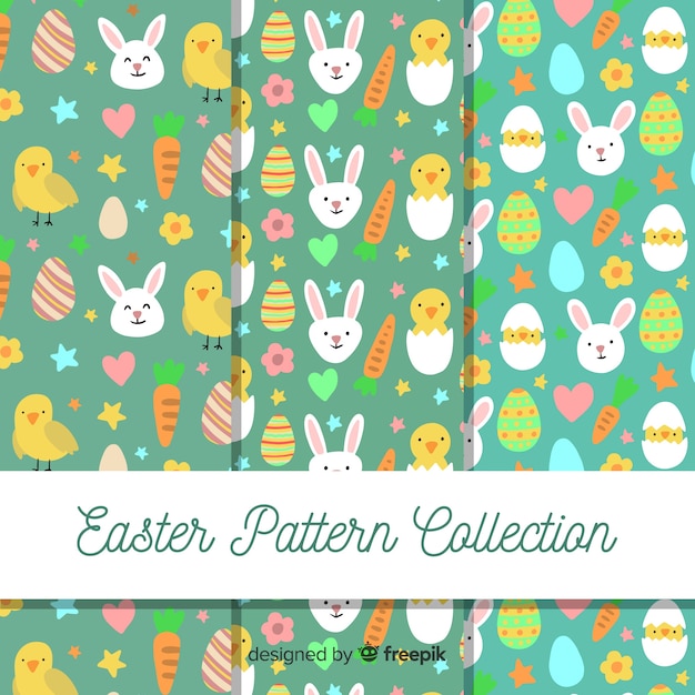 Set de estampados de pascua