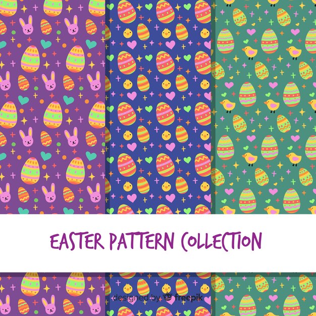 Set de estampados de pascua
