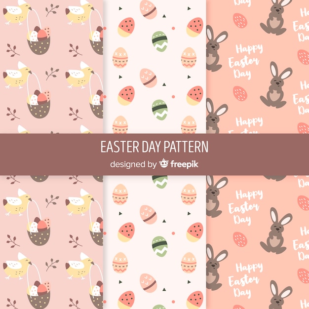 Set de estampados de pascua