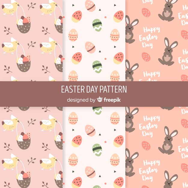 Set de estampados de pascua