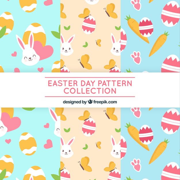 Set de estampados de pascua