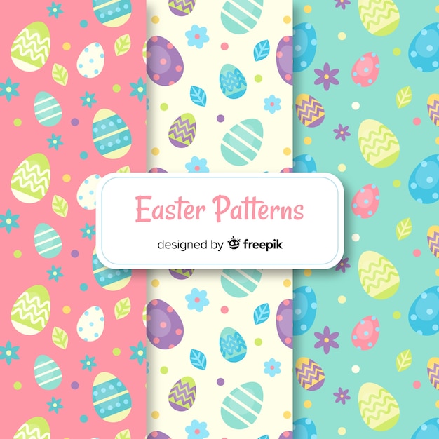 Set de estampados de pascua