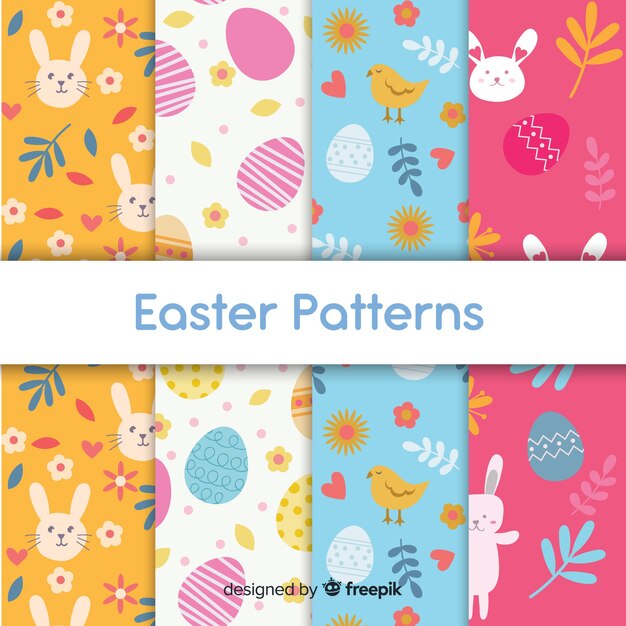 Set de estampados de pascua