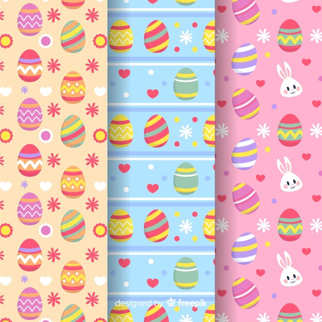 Set de estampados de pascua