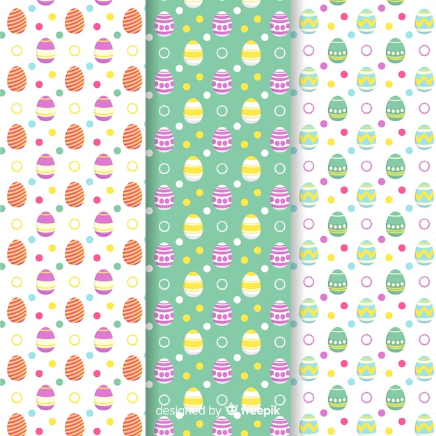 Set de estampados de pascua