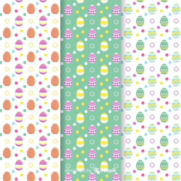 Set de estampados de pascua