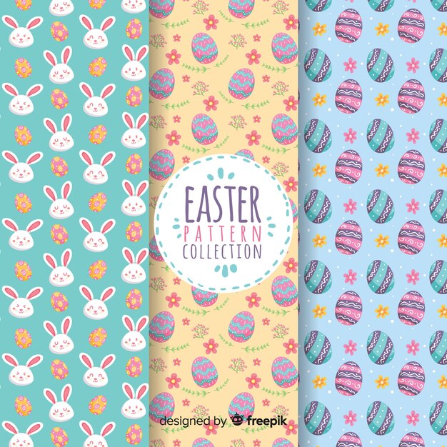 Set de estampados de pascua