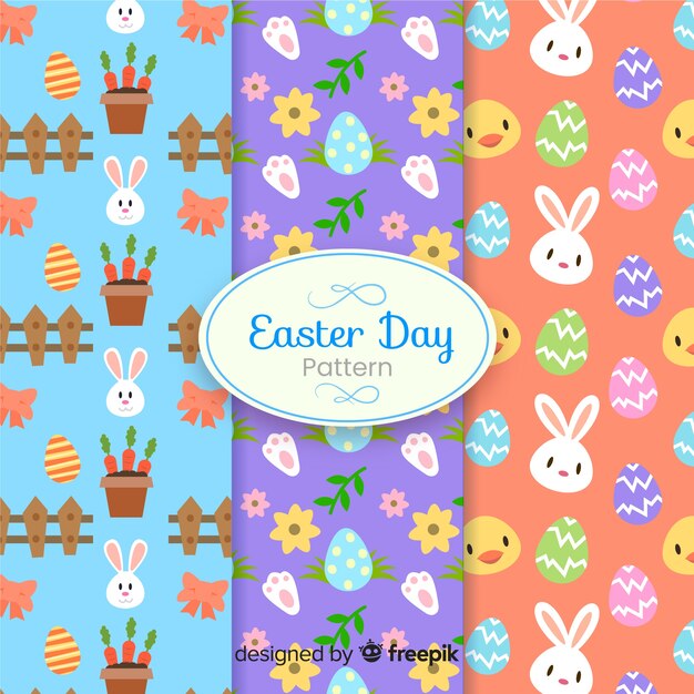 Set de estampados de pascua