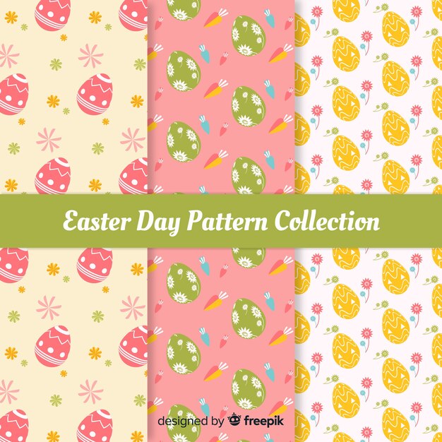 Set de estampados de pascua