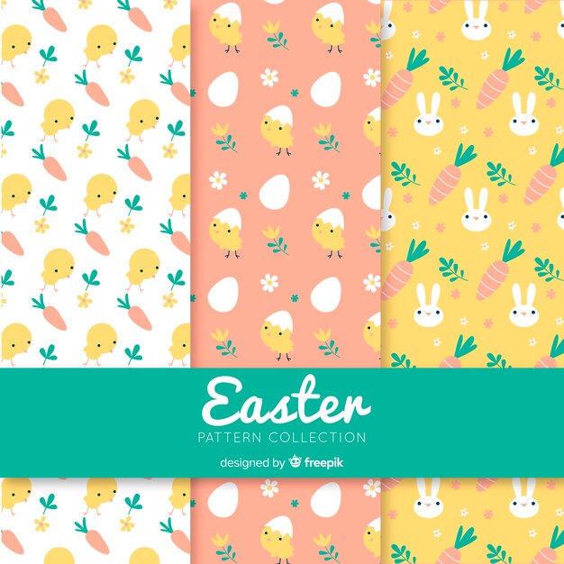 Set de estampados de pascua