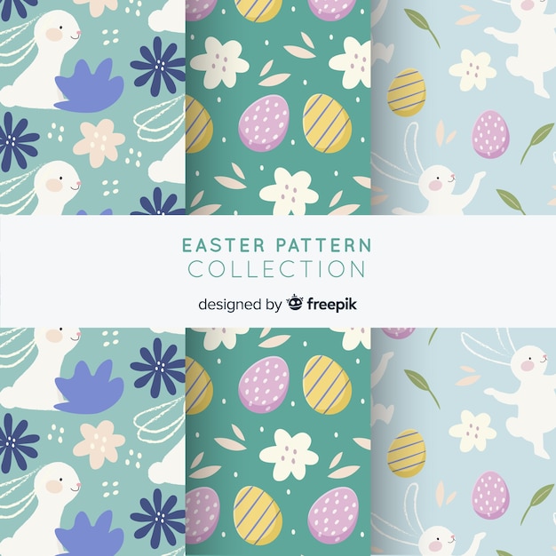 Set de estampados de pascua