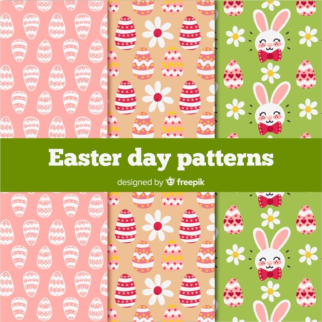 Set de estampados de pascua
