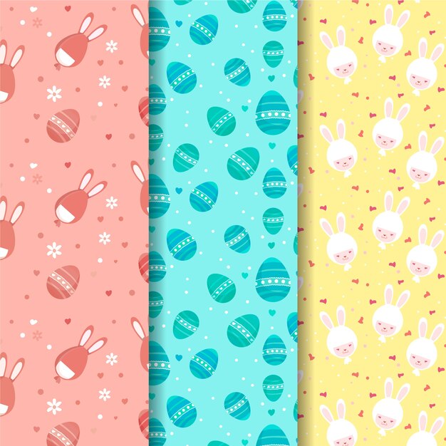 Set de estampados de pascua