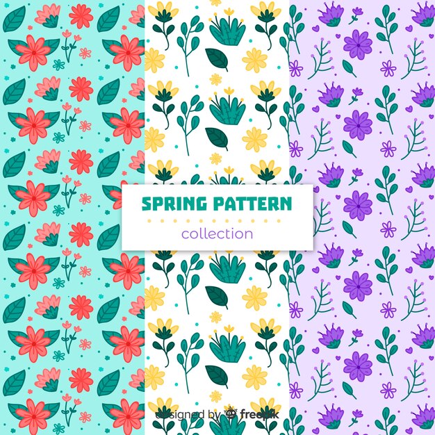 Set de estampados de primavera