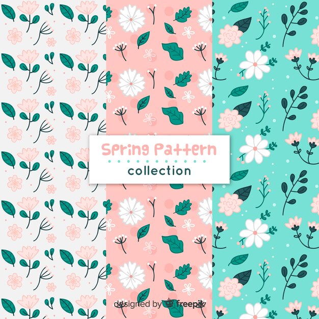 Set de estampados de primavera