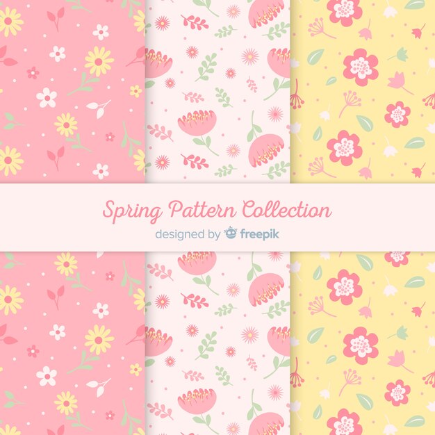 Set de estampados de primavera