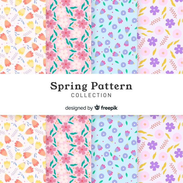 Set de estampados de primavera