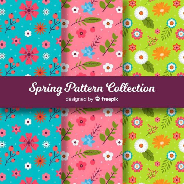 Set de estampados primaverales