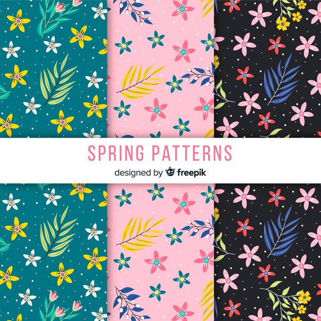 Set de estampados primaverales
