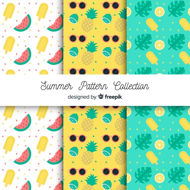 Set de estampados veraniegos