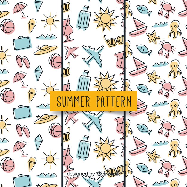 Set de estampados veraniegos