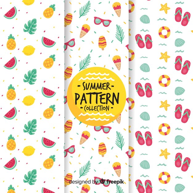 Set de estampados veraniegos