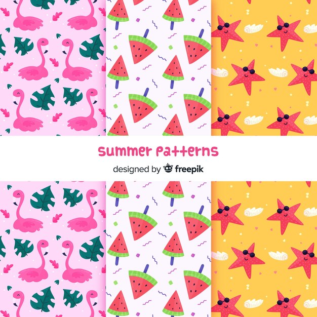 Set de estampados veraniegos