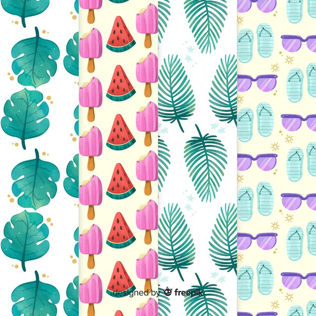 Set de estampados veraniegos