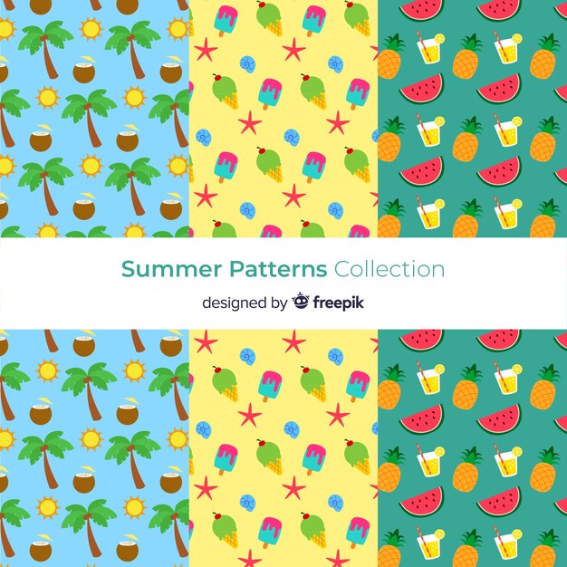 Set de estampados veraniegos