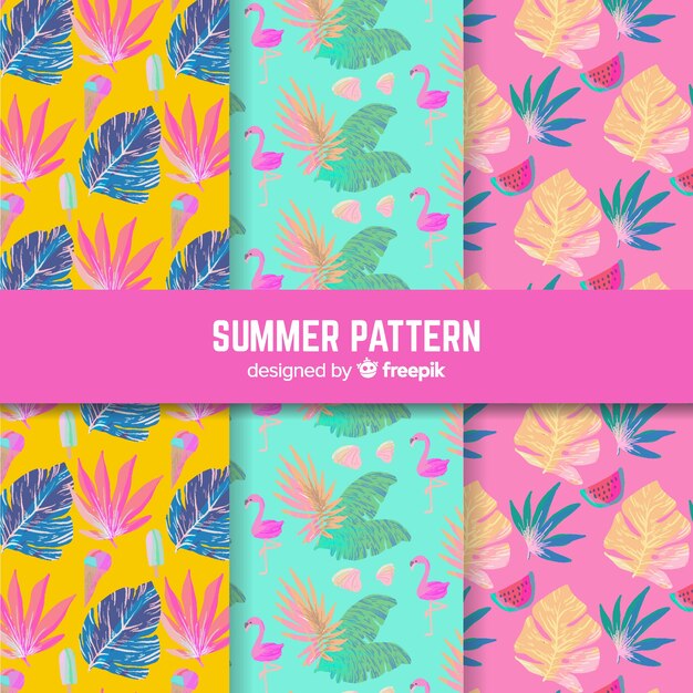 Set de estampados veraniegos