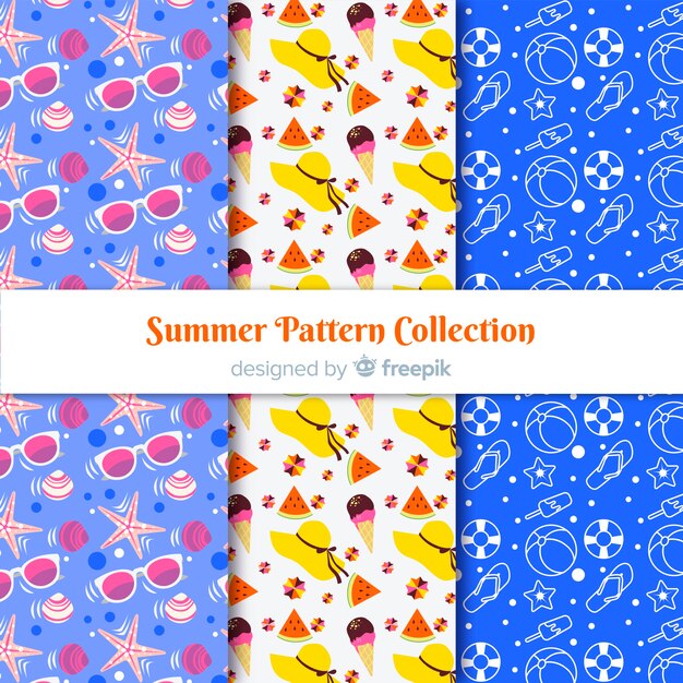 Set de estampados veraniegos