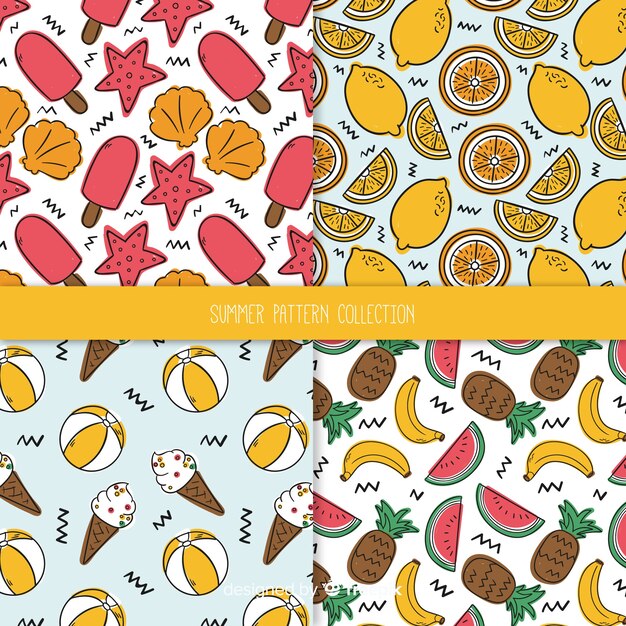 Set de estampados de verano