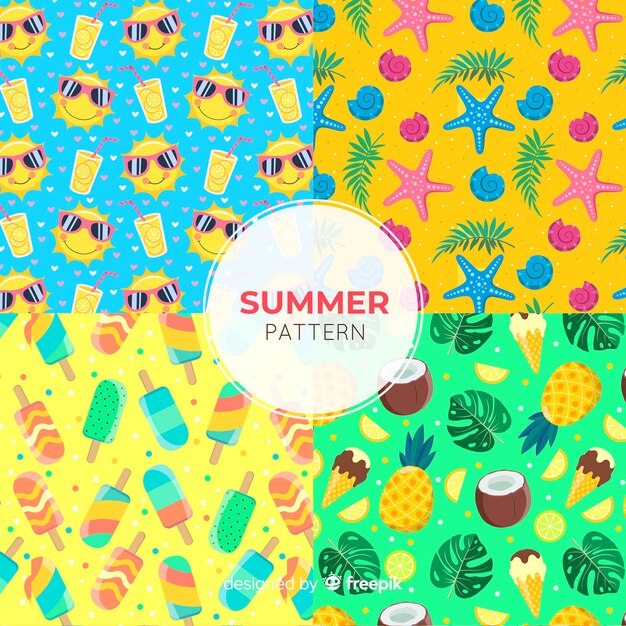 Set de estampados de verano