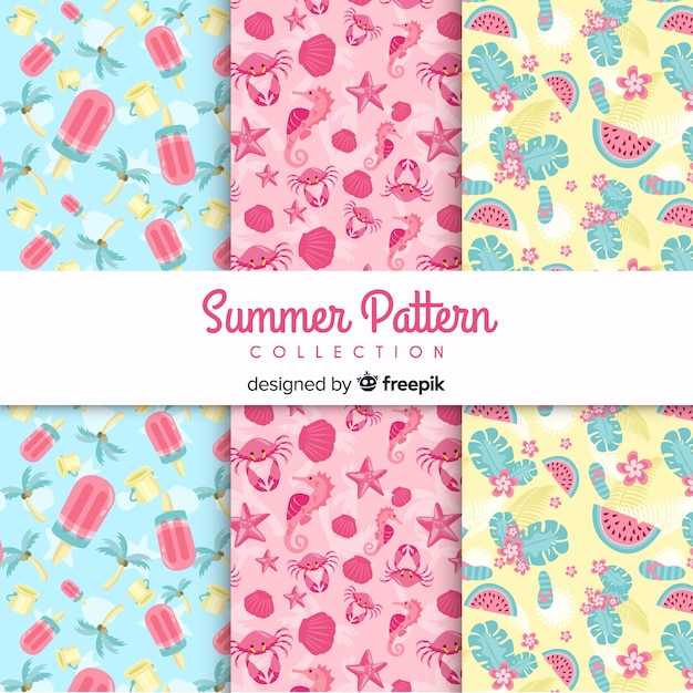 Set de estampados de verano