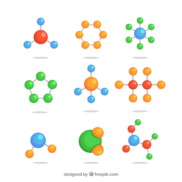 Set de estructuras de moléculas
