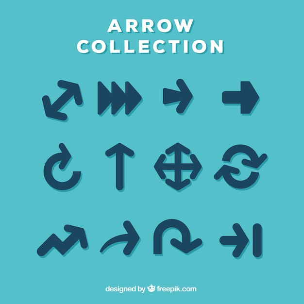 Set de flechas infográficas